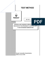 Test Method: Renault Automobiles Standardisation DPMI / Service 67250 Section Normes Et Cahiers Des Charges