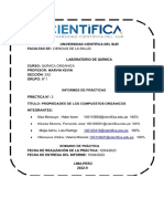 Practica 2 - Propiedades de Los Compuestos Orgánicos