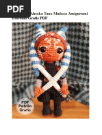 Star Wars Ahsoka Tano Muneca Amigurumi Patrones Gratis PDF