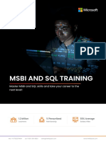 MSBI and SQL Training Combo Course PDF