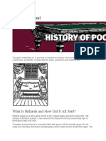 History of Pool