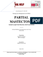 WARD-CLASS-Partial Mastectomy