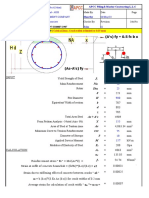 Crack Width - Moment - Circular Section