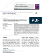 Numerical and Experimental Study On Temperature Field Reconstruction Based On Acoustic Tomography PDF