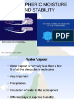 MET135 Lesson 3 Atmopsheric Moisture and Stability