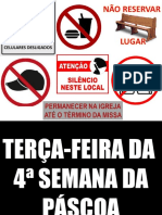 4 Semana Da Pascoa - Terça-Feira 19h30