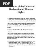 X Civics Isu Violation of The Universal Declaration of Human Rights