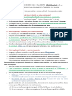 Fundamento o Plano de Deus para o Casamento - Gênesis 1.26-28, 2.18, 24