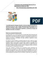 AT en TEA y Estimulación Temprana PDF