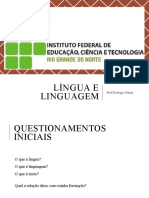 Língua e Linguagem