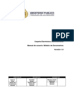 Manual de Usuario CEA - Modulo Documentos