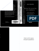 Função Social Da Empresa Repercussões Sobre A Responsabilidade Civil de Controladores e Administradores de SAs (Ana Frazão) (Z-Library) PDF