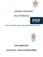 ARTE TERAPIA Planificación - Adultos - Adultos Mayores