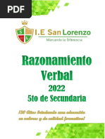 1 Bimestre Razonamiento 5to 1 PDF