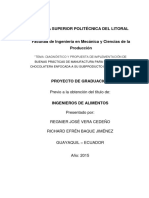 Escuela Superior Politécnica Del Litoral: Previo A La Obtención Del Título de