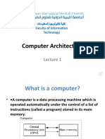 Computer Architecture Lec1