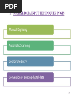 Manual Digitizing: 1. Spatial Data Input Techniques in Gis