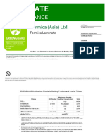 GREENGUARD Certification (20220603) - HPL - Formica Asia