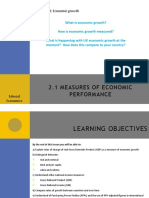 2.1 Measures of Economic Performance