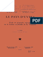 Nat - Sc. (NS) - T.VIII, 5 - WEIS, G. - Le Pays D'uvira. Etude de Géographie Régionale Sur La Bordure Occidentale Du Lac Tanganika - 1959 PDF