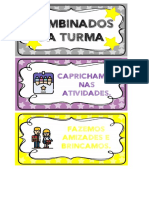 Combinados Da Turma Imprimir PDF