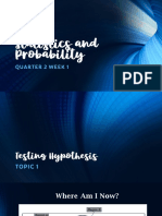 Statistics and Probability Quarter 2 Week 1 PDF