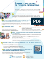 Afiche FAMILIA DE ACOGIDA Direcciones de Niñez y Adolescencia