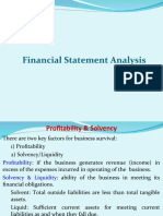 Finanacial Ratio Analysis