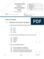 2A Science Midterm Exam