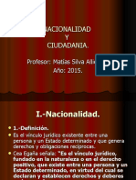 Unidad Iii. Nacionalidad y Ciudadania