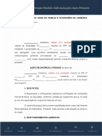 Ação de Divórcio Litigioso