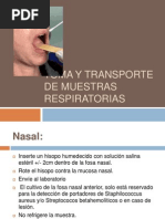 Toma de Muestras RESPIRATORIAS