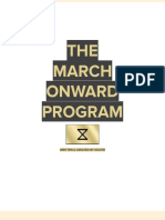 THE MARCH ONWARD PROGRAM by Kolter