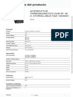 Interruptores Termomagnéticos QO - QOB - QOB330