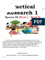 Practical Research 1 Revised Module