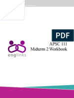 APSC 111 MT 2 Workbook