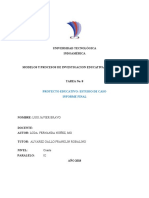 Tarea 8 - Estudio de Caso