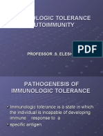 Immunologic Tolerance - Power Point April, 09a