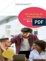 Studying in Germany Questions Answers For Parents PDF