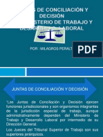 JUNTAS DE CONCILIACIÓN Y DECISIÓN