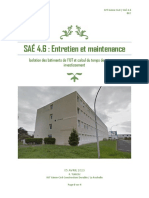 SAÉ 4.6: Entretien Et Maintenance: Isolation Des Bâtiments de l'IUT Et Calcul Du Temps de Retour Sur Investissement