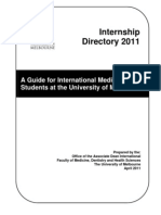 Melb Uni Internship Directory 2011 by Country