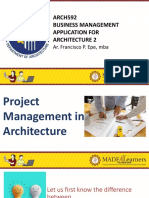 ARCH592 4. Project Management in Architecture PDF