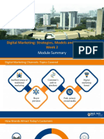 NUS - Digital Marketing - M2 - Summary PDF