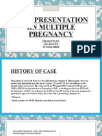 Case Presentation On Multiple Pregnancy (Final)