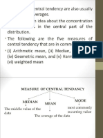 Centrl Tendency