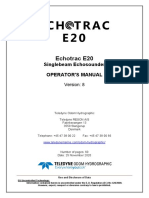 Teledyne EchoTrac E20 Manual