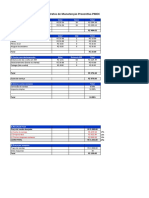 Planilha de Precificacao de Contrato de Manutencao Preventiva