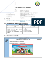 Sesion de Aprendizaje de Sismo - Mochila de Emergencia