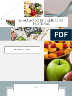 Exposición Calidad de Proteinas